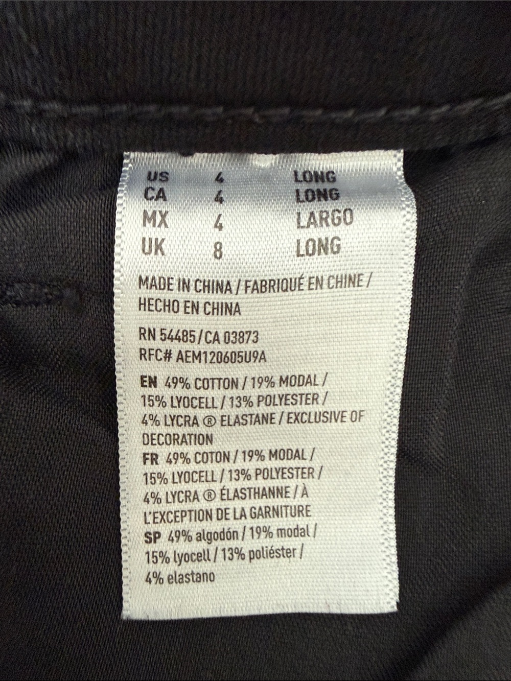 American Eagle Outfitters Women’s Dark Gray/Black Skinny Jeans - Picture 8 of 11